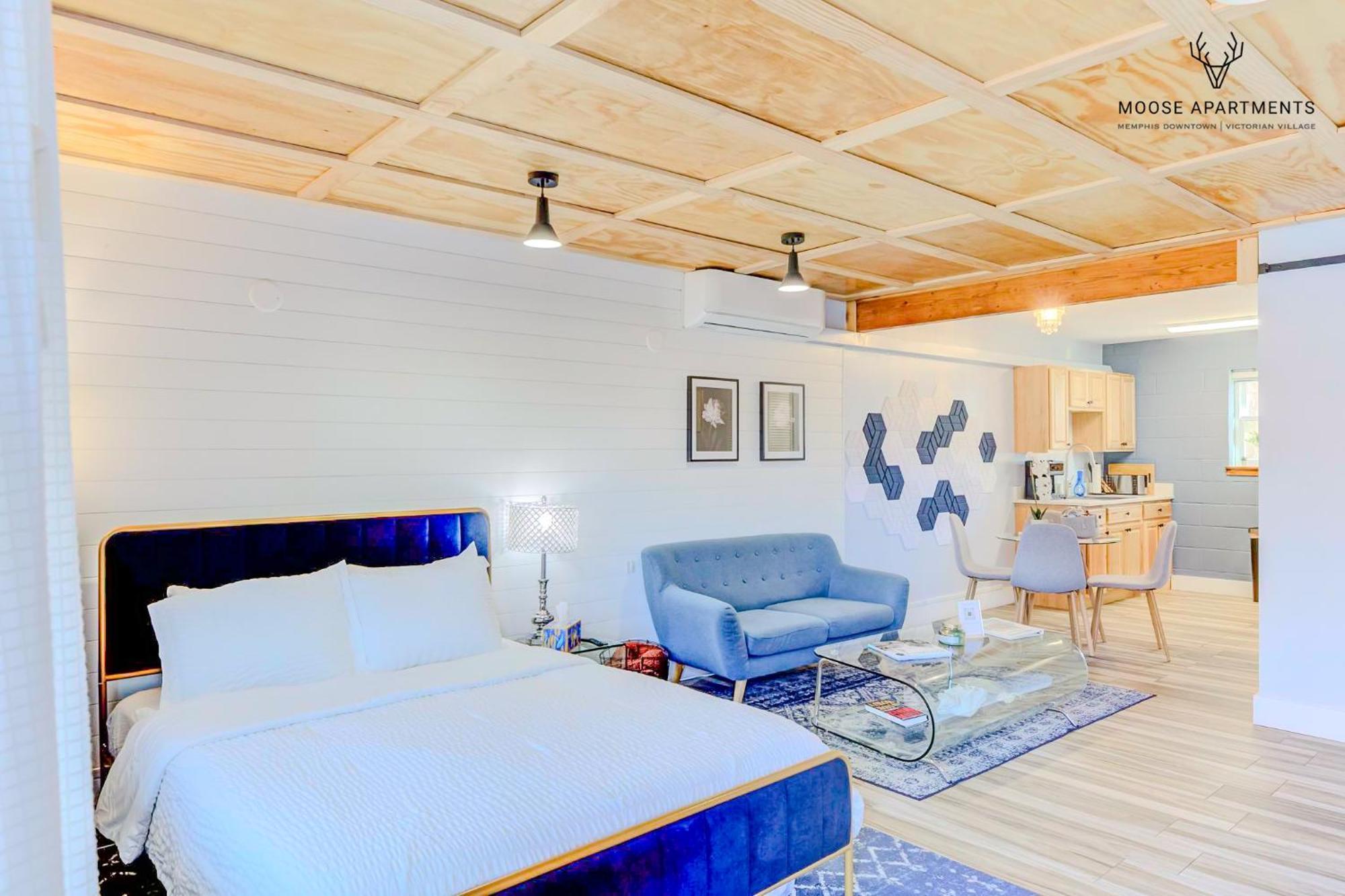 The Moose #3 - Modern Luxe Studio With Free Gated Parking & Wifi Memphis Eksteriør billede