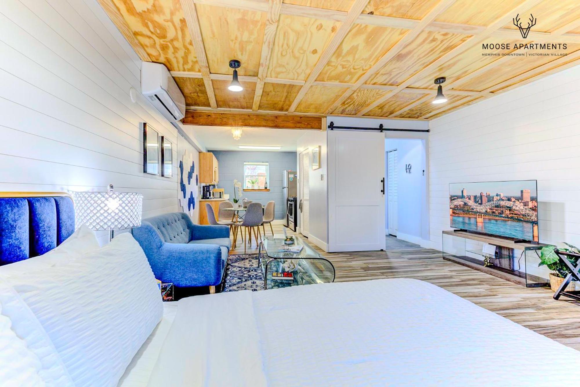 The Moose #3 - Modern Luxe Studio With Free Gated Parking & Wifi Memphis Eksteriør billede