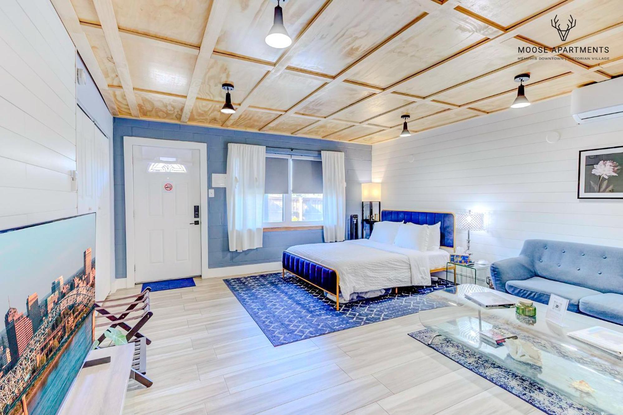 The Moose #3 - Modern Luxe Studio With Free Gated Parking & Wifi Memphis Eksteriør billede