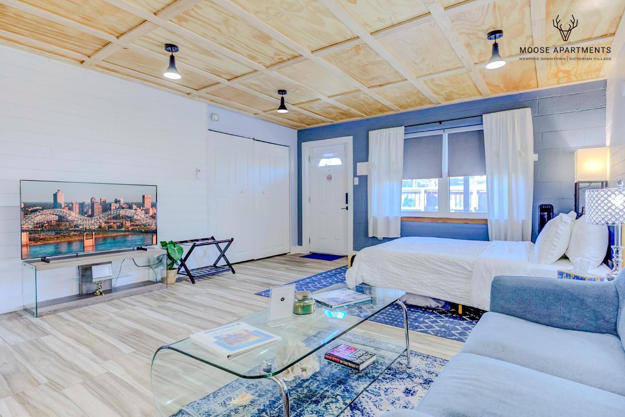 The Moose #3 - Modern Luxe Studio With Free Gated Parking & Wifi Memphis Eksteriør billede